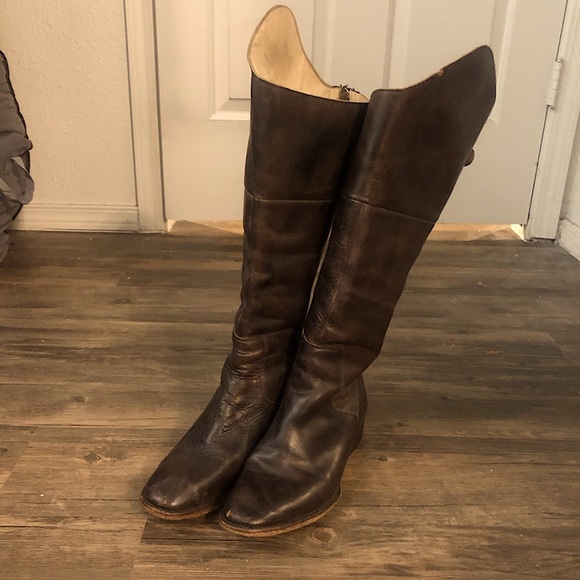 Free Bird by Steven Stable tall boot sz 8 dark brown boho leather riding… - Picture 4 of 16